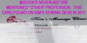 Kims Massage Business Card